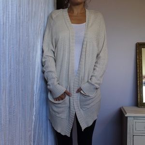 Urban Outfitters cream cardigan sweater